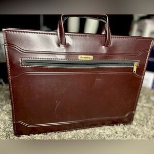 Vintage Stradellina Brown Leather  Bag